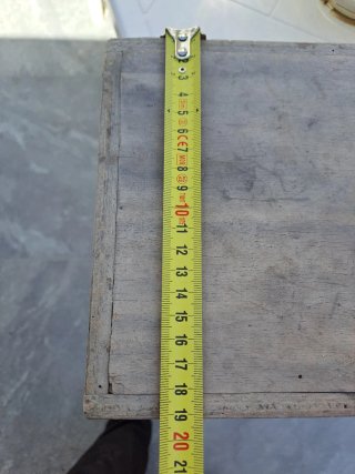 Cassetta attrezzi in legno vintage