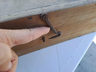 Cassetta attrezzi in legno vintage