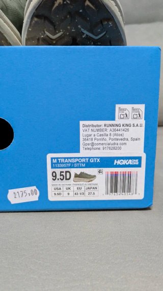 Zapatillas Hoka M Transport GTX Gore-Tex