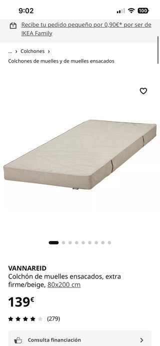 Cama Diván IKEA HEMNES Blanca 3 Cajones
