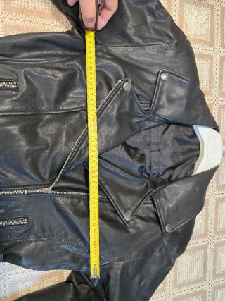Giacca moto pelle donna taglia M