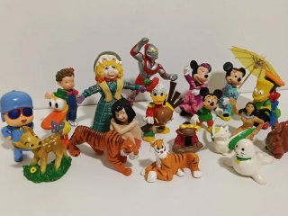 Lote figuras goma PVC