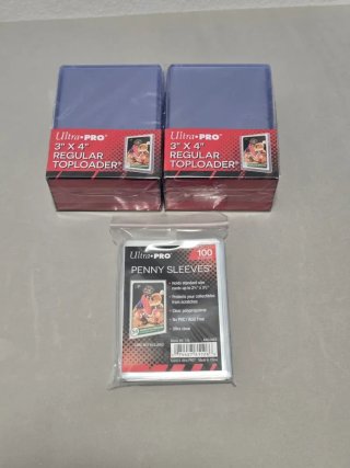 Pack 50 Toploader + 100 Sleeves Ultra Pro