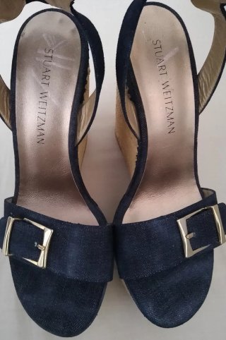 Sandalias Tacón de Cuña Stuart Weitzman Talla 39