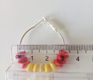 Lote 3 pares Aros La Roja