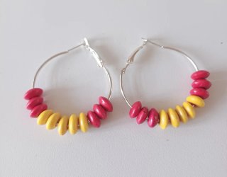 Lote 3 pares Aros La Roja