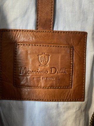 Chaqueta Cuero Hombre Massimo Dutti XXL