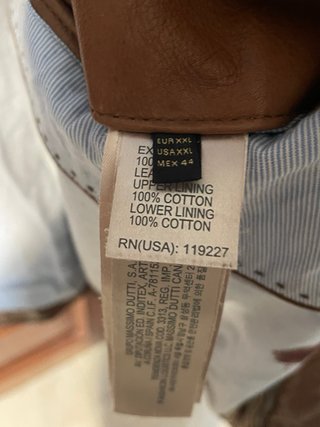 Chaqueta Cuero Hombre Massimo Dutti XXL