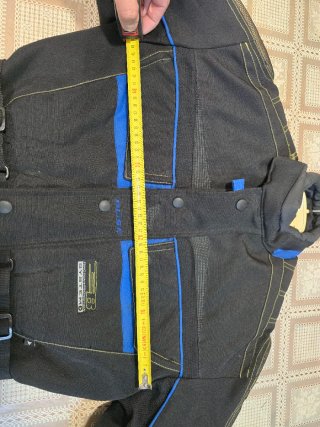 Giacca moto büse nera taglia S