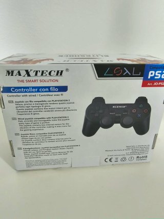 Mando MAXTECH Eliteshock PS2 Negro