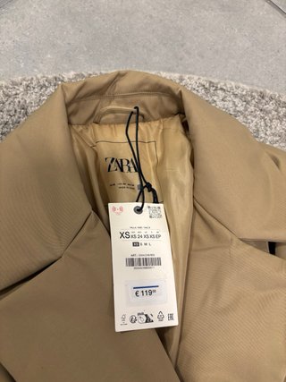 Gabardina Zara Edición Limitada Camel