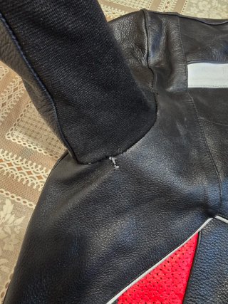 Giacca Moto Pelle Nera XS