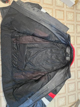 Giacca Moto Pelle Nera XS