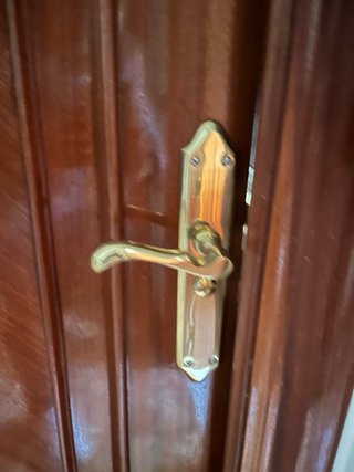 Puertas de madera con cristal