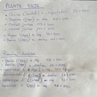 Puertas de madera con cristal