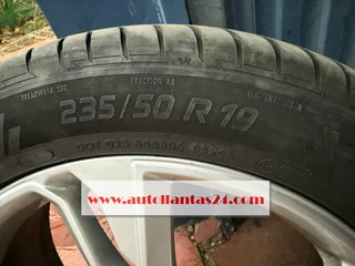 KIT 4 LLANTAS AUDI ORIGINALES Y NEUMATICOS