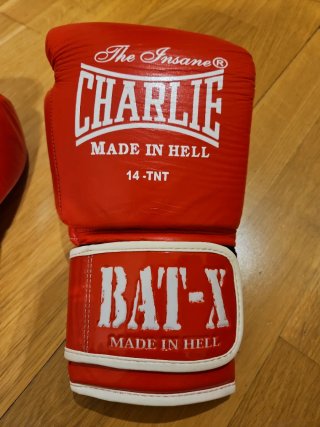 Guantes de boxeo Charlie 14oz rojos