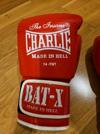Guantes de boxeo Charlie 14oz rojos
