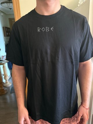 Camiseta Robe Negra Talla Única