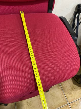 Sillas de oficina apilables rojas