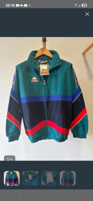 Chandal Kappa FC Barcelona 1990 Talla M