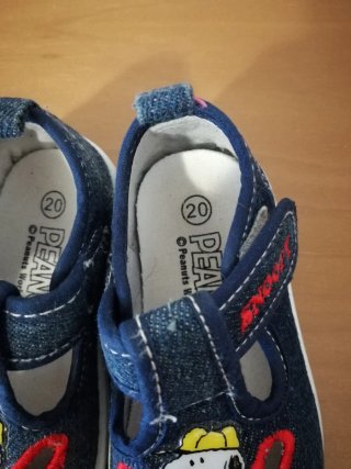 Scarpe bimbo Snoopy taglia 20