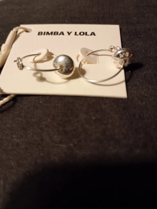 Pendientes Bimba y Lola Aro Plata