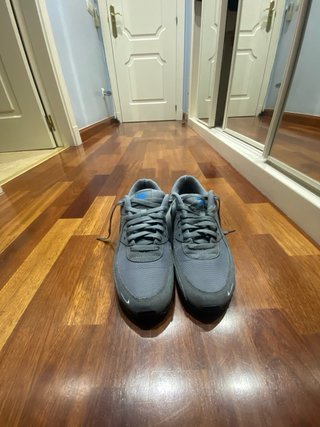 Nike Air Max 90 grises y azules