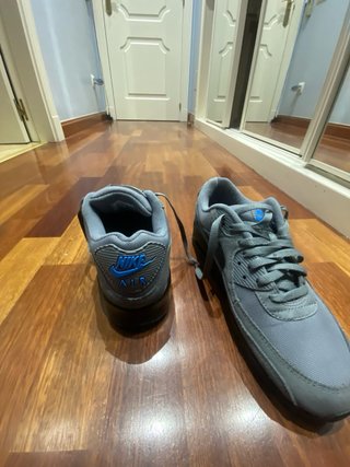 Nike Air Max 90 grises y azules
