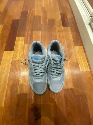 Nike Air Max 90 grises y azules