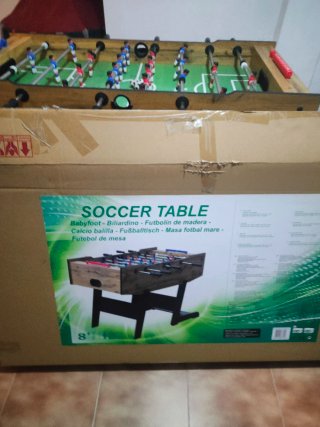 Futbolín de madera