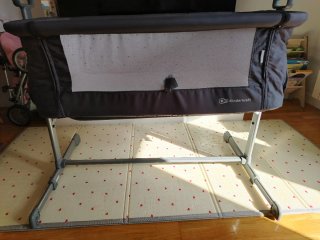Cuna colecho Kinderkraft plegable + colchón