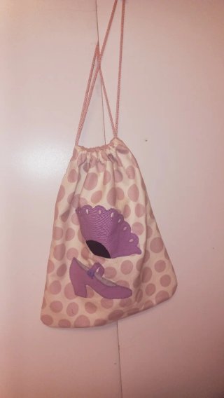 Bolsa para zapatos de flamenco