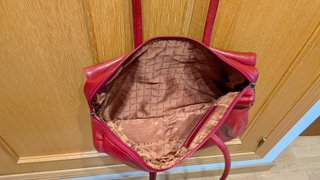 Bolso de piel Busquets rojo