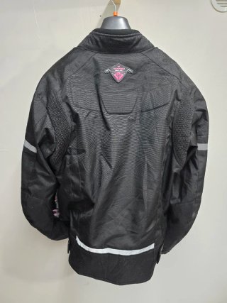 Giacca moto nera taglia XL