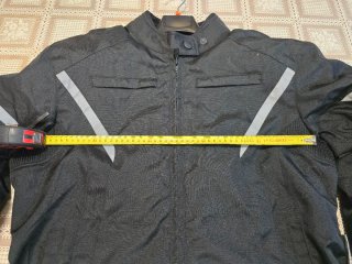 Giacca moto nera taglia XL