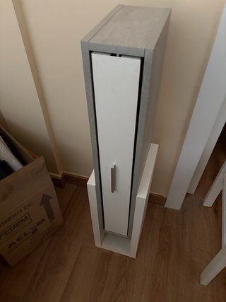 Mueble recibidor con cajón y espejo