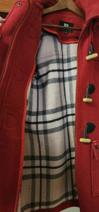 Abrigo Mujer Rojo Talla M