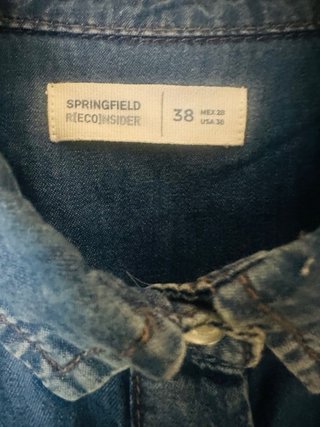 Camisa vaquera Springfield Talla M