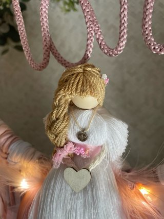 Atrapasueños Comunión  Muñeca Rosa