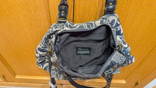 Bolso de tela estampado mujer