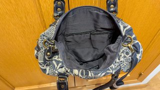 Bolso de tela estampado mujer