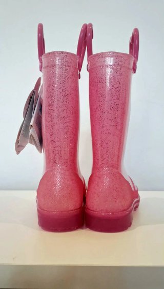 Botas de agua niña Minnie Mouse rosas talla 28