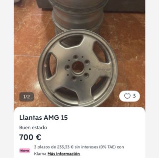 Llantas Monoblock Aero 15 Pulgadas