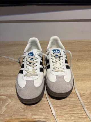 Adidas Samba Gris y Blanco