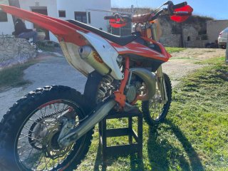 KTM 85 Motocross Naranja/Blanco