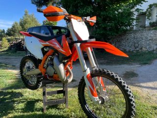 KTM 85 Motocross Naranja/Blanco