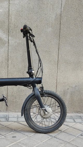 Bicicleta Xiaomi Qicycle Negra eléctrica plegable
