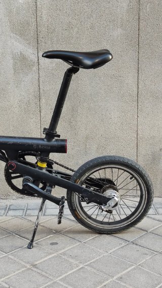 Bicicleta Xiaomi Qicycle Negra eléctrica plegable