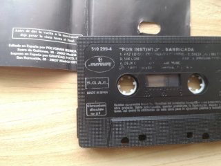 Cinta de Cassette Barricada Por Instinto